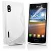 LG Optimus L5 E610 / E612 Silicone Case S Line TPU Gel White ()